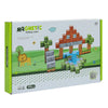 Knick Knack Magnetic World Building Blocks Set | Mini Themed Magnetic Cubes For Kids Ages 3 And Up (99 Pieces)