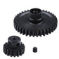 Hobbypark 1 Set Metal Diff Main Gear 38T & Motor Gear 17T for RC 1/18 WLtoys A949 A959 A949 A959 A969 A979 RC Car Buggy Upgrade