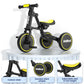 Slidbeat Kids Tricycle 3 In 1 For 2 To 4 Years Old, Toddler Bike With Removable Pedal And Adjustable Seat, Balance Trikes For Bo