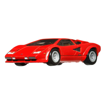 Lamborghini Countach Lp 5000 Qv Red ''Jay Leno Garage'' Diecast Model Car By Hot Wheels