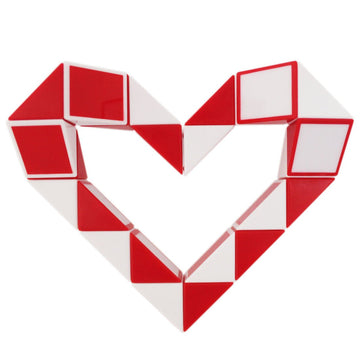 Mipartebo Magic Snake Cube Twist Puzzle 24 Wedges Large Size Twist Fidget Snake Toys Gift Party Favors Game Goodie Bag Fillers F