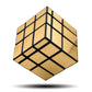 D-Fantix Shengshou Mirror Cube 3X3 Speed Cube Gold Mirror Blocks Cube 3X3X3 Different Shapes Puzzle Cube Toys For Kids Adult
