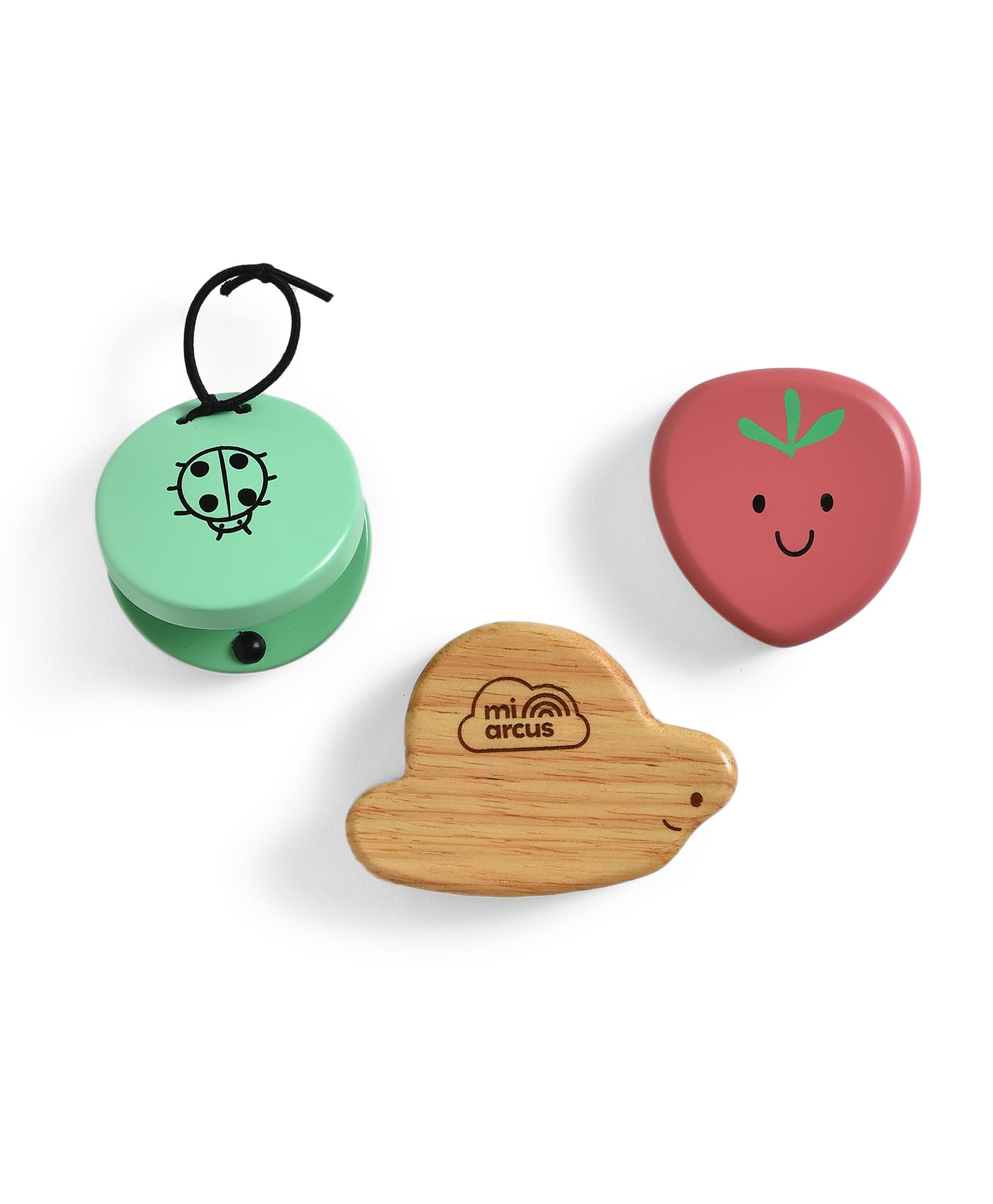 Mi Arcus Wooden Shaker Toys And Castanets Musical Toys For Kids