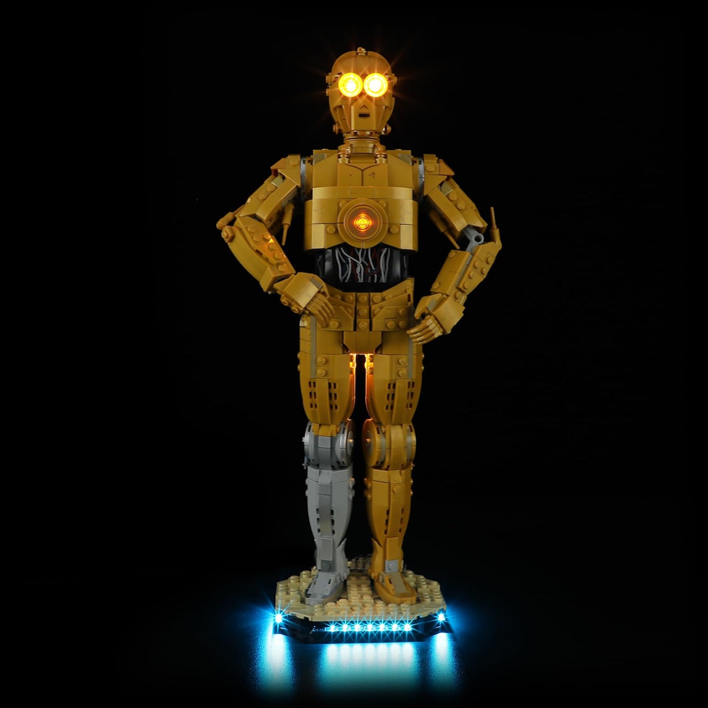 BRIKSMAX Light Kit for Lego C-3PO -Led Lighting Compatible with Lego Star Wars 75398 Building Set- Not Included Lego Set