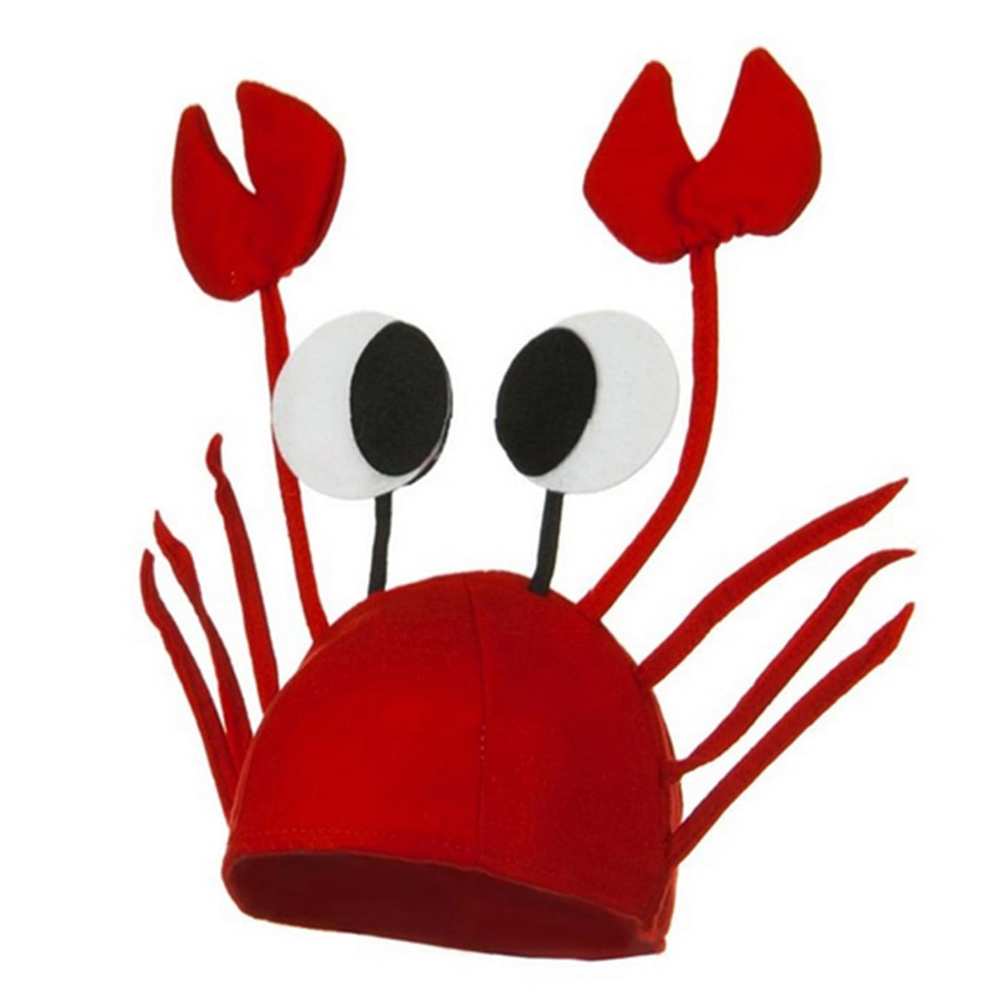ZHHENIALY Crab Hat Set- Funny Party Hats Dress Up Crazy Theme Party Roleplay Hats Set Novelty 3D Crab Hat for Unisex (Crab Hat O