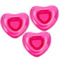 Inflatable Drink Holder 3 Pack Heart Drink Pool Floats Cup Holders For Summer Pool Party, Variety Shape To Choose