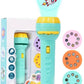 Mini Projector Torch Toy, 3 Slides 24 Patterns Slide (Pack of 2) Flashlight Torch for Kids Projection Light Toy Slide Lamp Educa