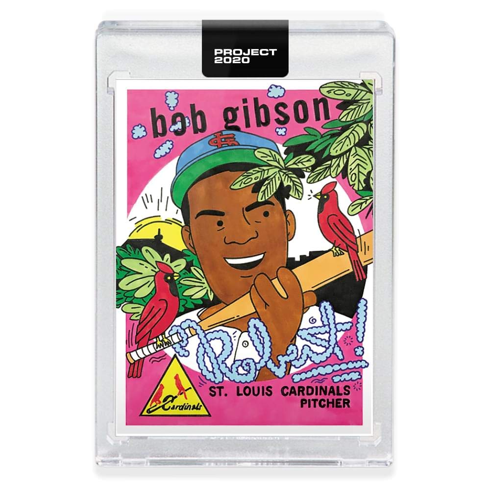 Topps Project 2020 Baseball Card #84 1959 Bob Gibson by Ermsy