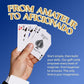 Hat Trick Magic Bicycle Rider Back Gaff Playing Card Decks (Blank Face, Blue Back)