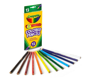 Crayola Long Assorted Colored Pencils bundled by Maven Gifts- pack of 24