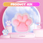 1Pcs Purple Squishy Cat Paw Squishy Toy,5 Inches Big Fufu Cat Squeeze Paw,Cute Soft Squeeze Fidget Toys Squeeze Toys For Stress