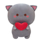 Alwoligag Cute Cat Plush Toy, Super Soft White Cat Plush Toy, Plush Cat Stuffed Animals, Valentine'S Day Gift, Sweet Romantic Cute Cat Plush Toy(13.9 Inch)
