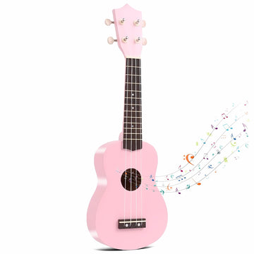 Kids Guitar Acoustic, Jakeloo 21 Inch Carbon Fibre Ukulele Toddler Acoustic Guitar Toy Guitar Child Guitar Musical Toy Kids Inst