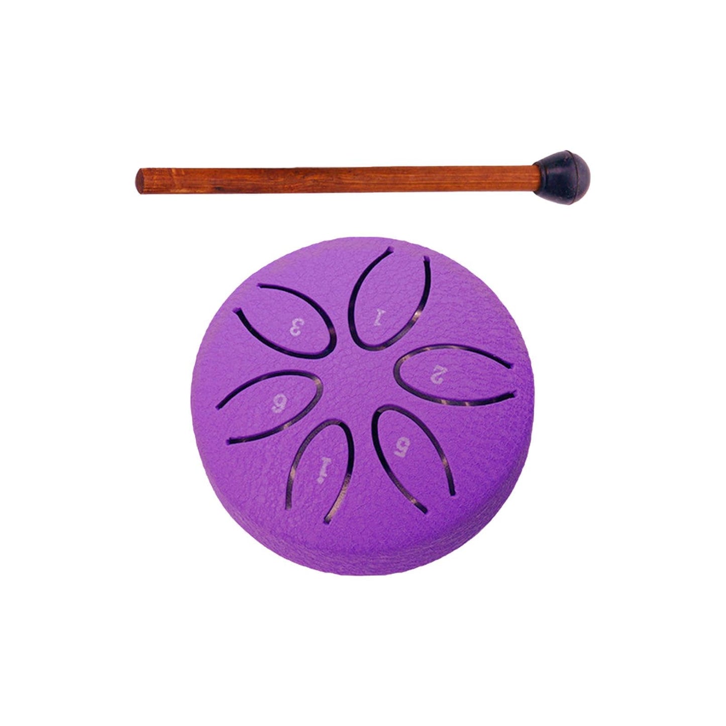 Enakshi (Label) Creations Steel Drum 3 Inch 6 Notes Percussion Instrument For Yoga Musical Kids Violetmusic Drums Musical Instru