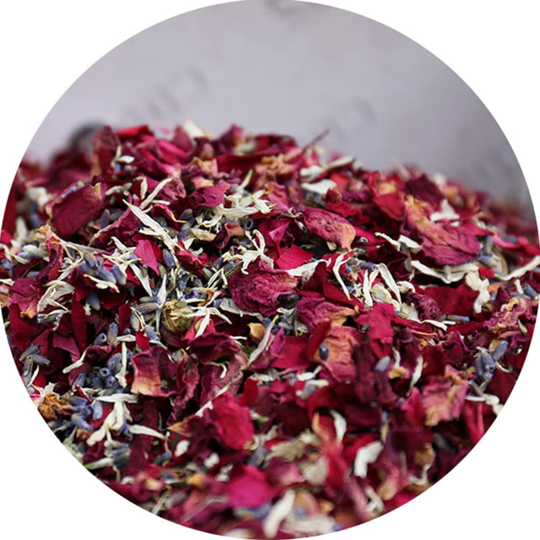 TooGet Wedding Confetti Dried Flower Petals, 100% Natural Confetti Dried Petals Biodegradable Petal Confetti for Wedding and Par