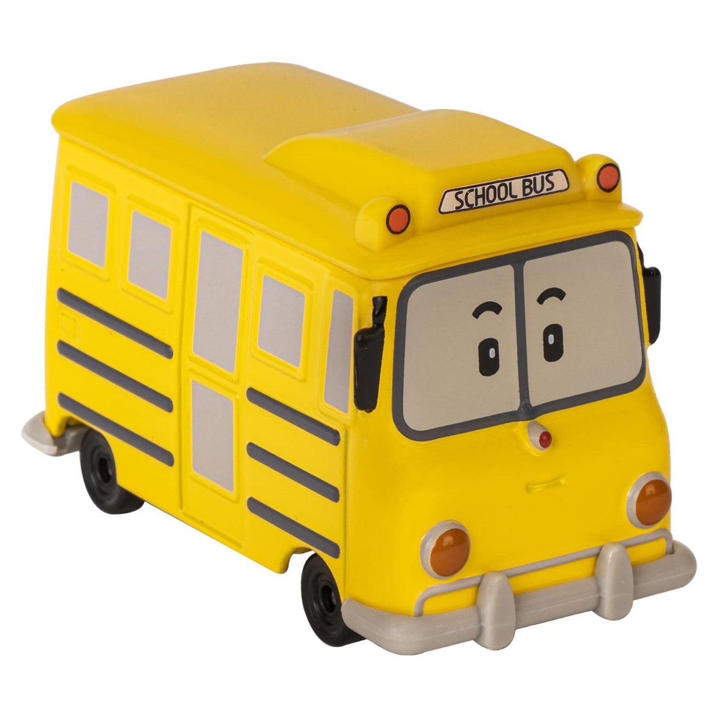 Robocar Poli Die-Cast School Bus Toy, 1.9 Inch Metal Vehicle, Mini Model, SL83174, Perfect Birthday Gift for Toddlers Age 1-5