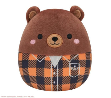 Squishmallow Official Kellytoy Squishy Soft Plush Toy (12 Inch, Omar The Bear)