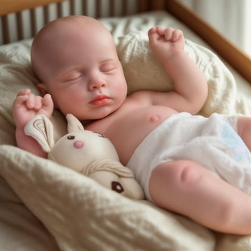 Jizhi 16'' Platinum Silicone Reborn Baby Doll Loulou - Realistic Newborn Girl For Kids & Toddlers