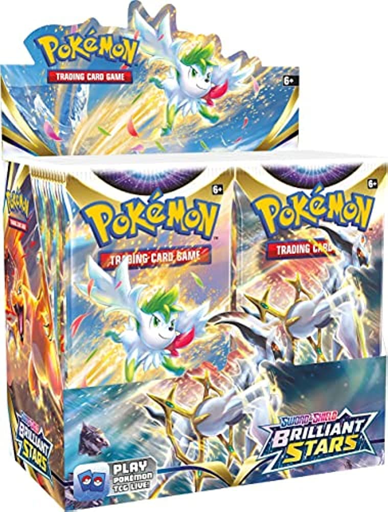 Pokemon TCG: decorative replica blade & Shield Brilliant Stars 36 Count Booster Box