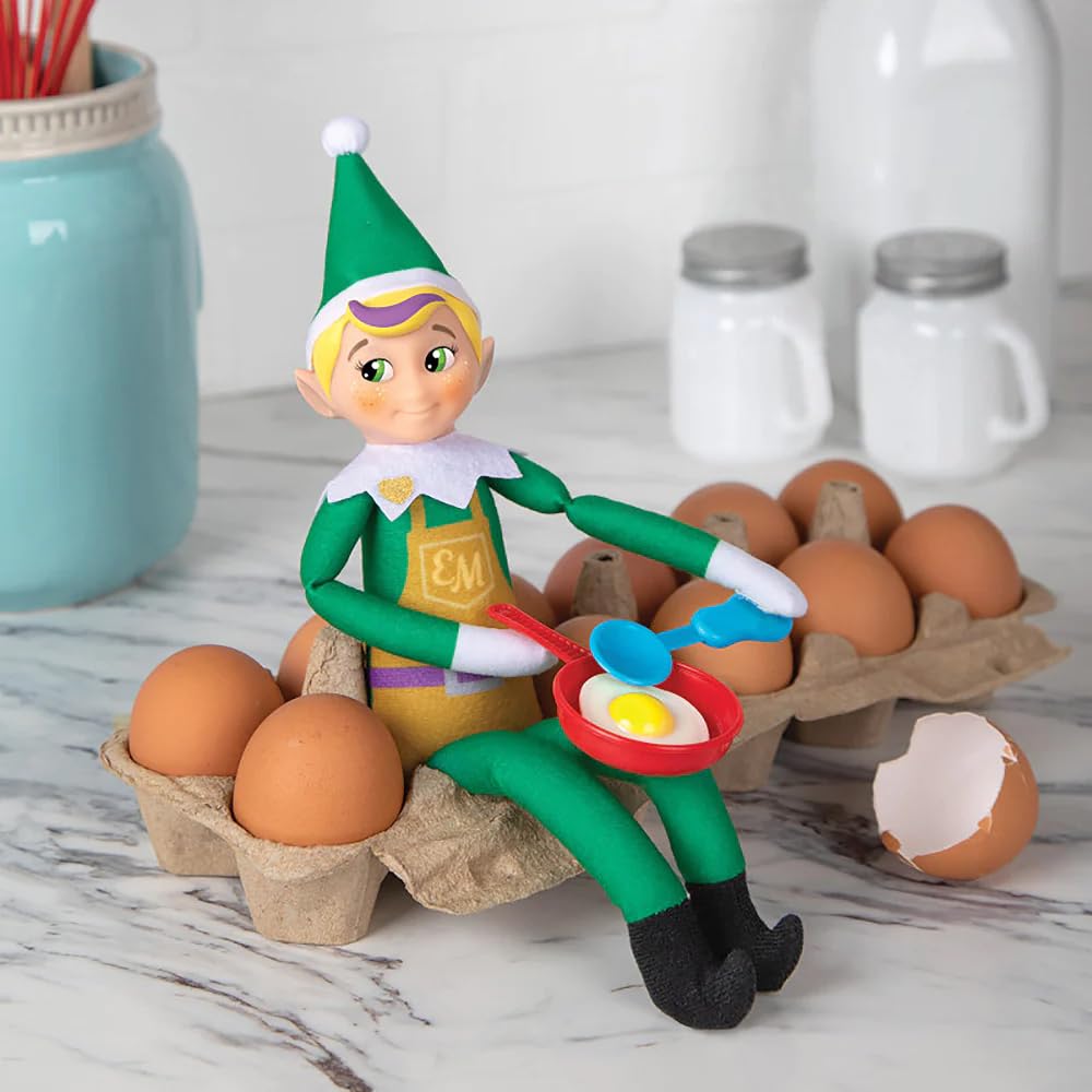 The Elf on the Shelf Blue Eyed Girl Scout Elf with Polar Props - Holiday Decor