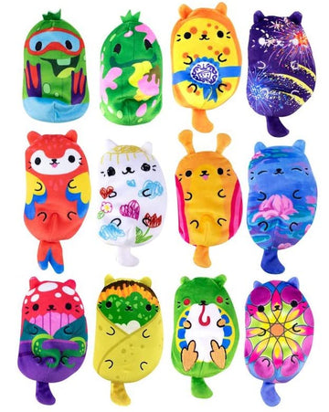 Cats Vs Pickles - Mystery Bags - 4' - 12Pk Limited Exclusive Release Set - Gold Wave - Bean Filled Plushies!