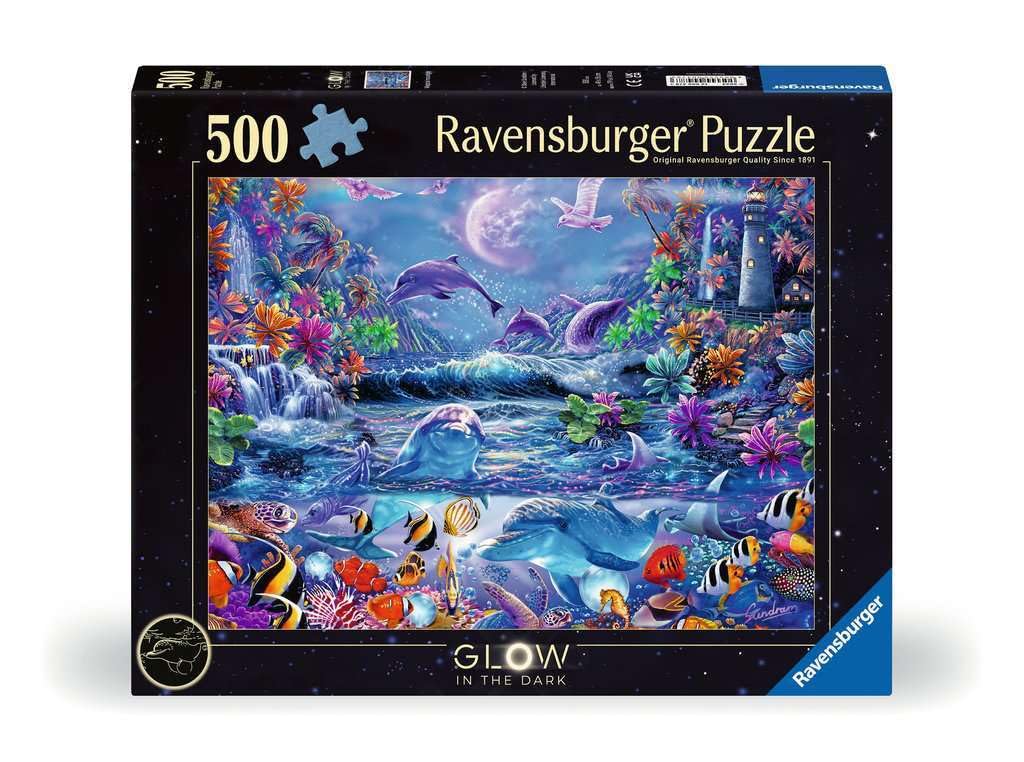 Ravensburger 500 Piece Jigsaw Puzzle - Moonlit Magic, Handcrafted in Germany, Multi-Color, Model 12000478