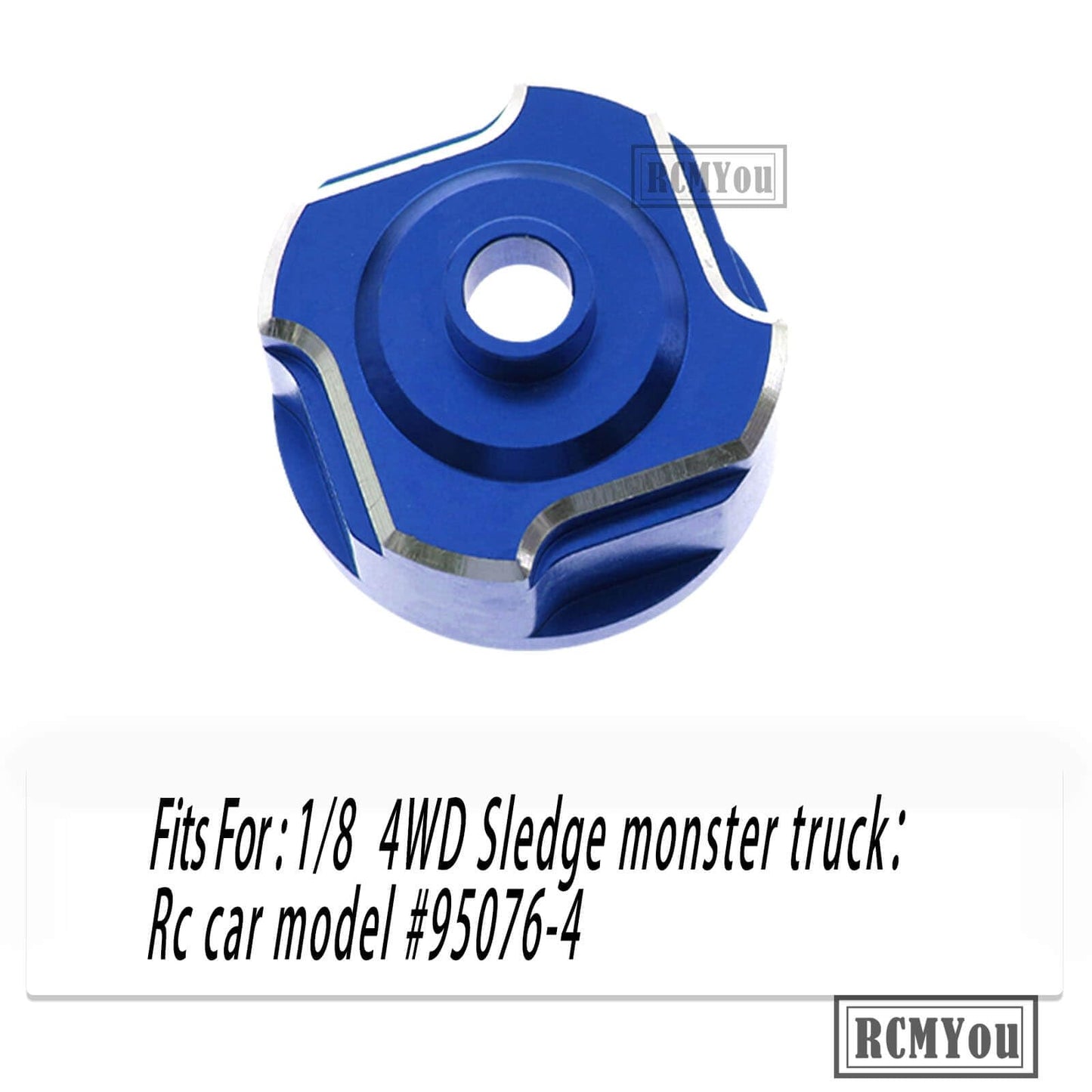 RCMYou RC Alloy Front Middle Rear Diff Housing Differential Gears Housing Universal Carrier Upgrades Part for 1/8 Sledge 4WD,Hop