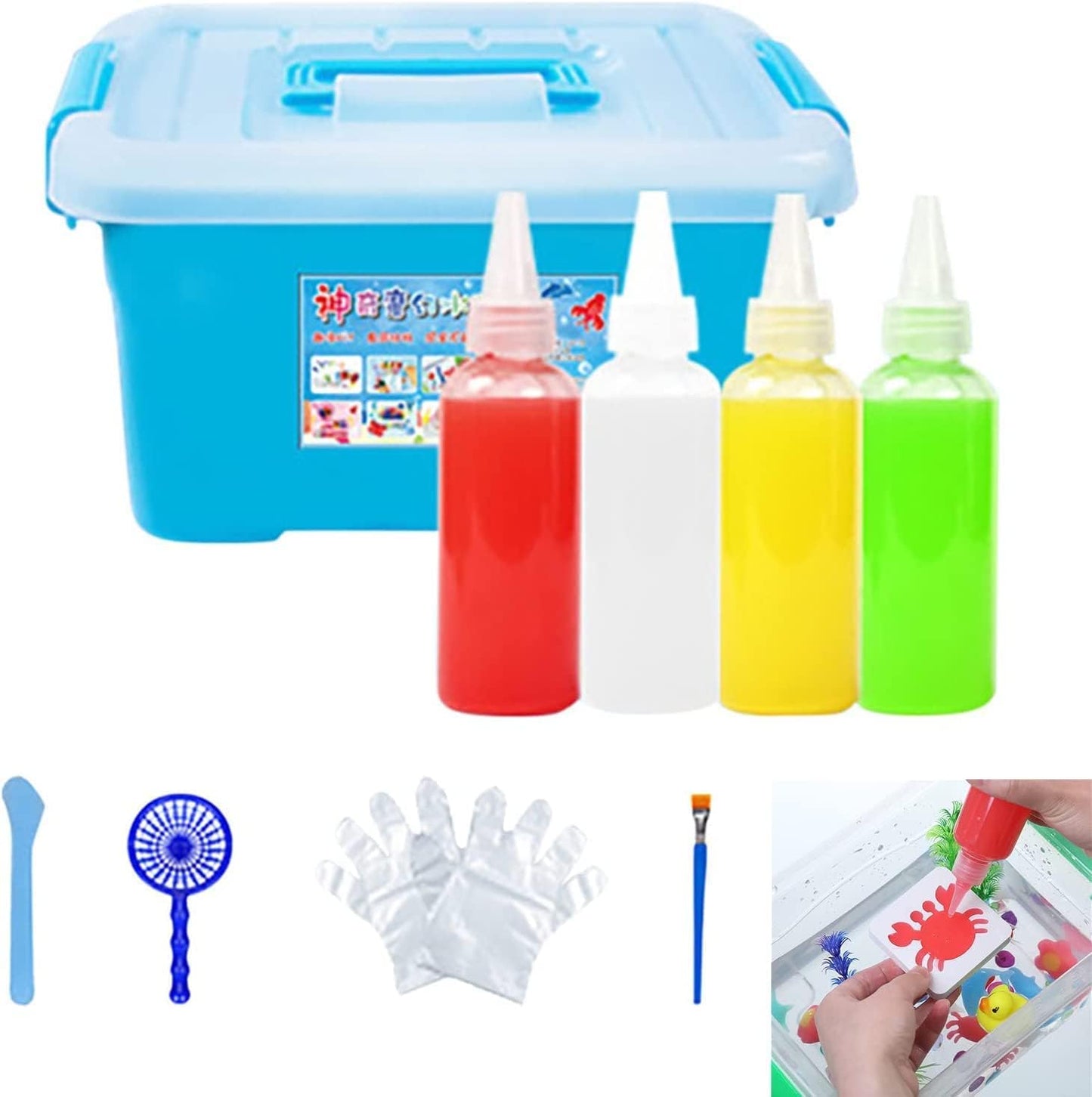Ngel 3D Handmade Water Toy || Magic Water Elf Toy Kit || Creative 3D Handmade Magic Gels Toys (Pack Of 1) (Magic Water Elf Toy)