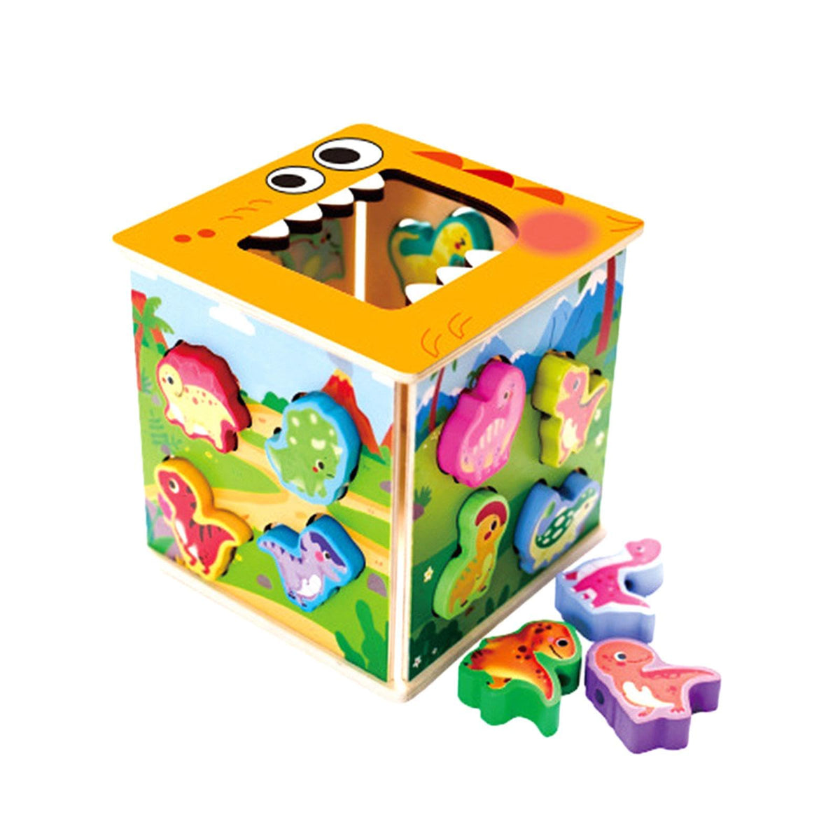 Enakshi Shape Sorter Toy Interactive Fine Motor Skills Developmental Montessori Toys Dinosaur|Toys & Hobbies | Educational | Oth