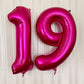 9 Balloon Number Hot Pink 9 Birthday Balloon 40 Inch Foil Mylar Large 9 Balloon Numbers For Birthday Party Anniversary Festival