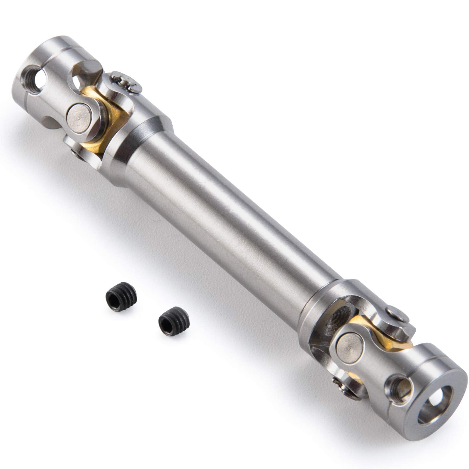 RC-Hub 1Pcs RC Driveshafts Metal Drive Shaft 45-50/47-57/55-67/60-80mm for 1:14 Tamiya Trailer Tractor Truck RC Crawler Car (60-