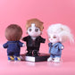 Niannyyhouse Denim Jackets Jeans White T-Shirt 7.8In(20Cm) Plush Humanoid Stuffed Doll Clothes (Dark Blue)