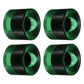 PATIKIL 60mm Longboard Wheels, 4 Pack Skateboard Wheel Street Wheels for Skateboards Cruiser Wheels Replacement 78A, Clear Green