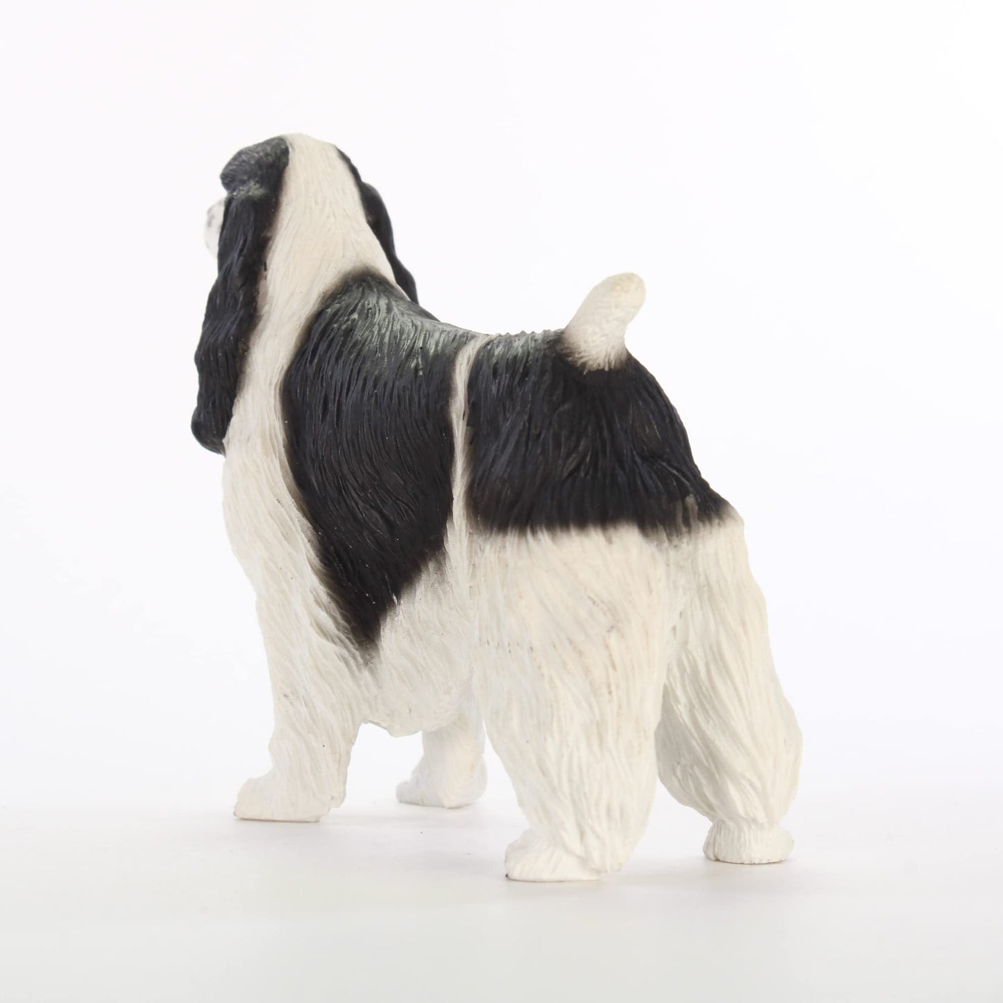 Conversation Concepts Springer Spaniel Figurine - Black & White Vinyl Dog Decor