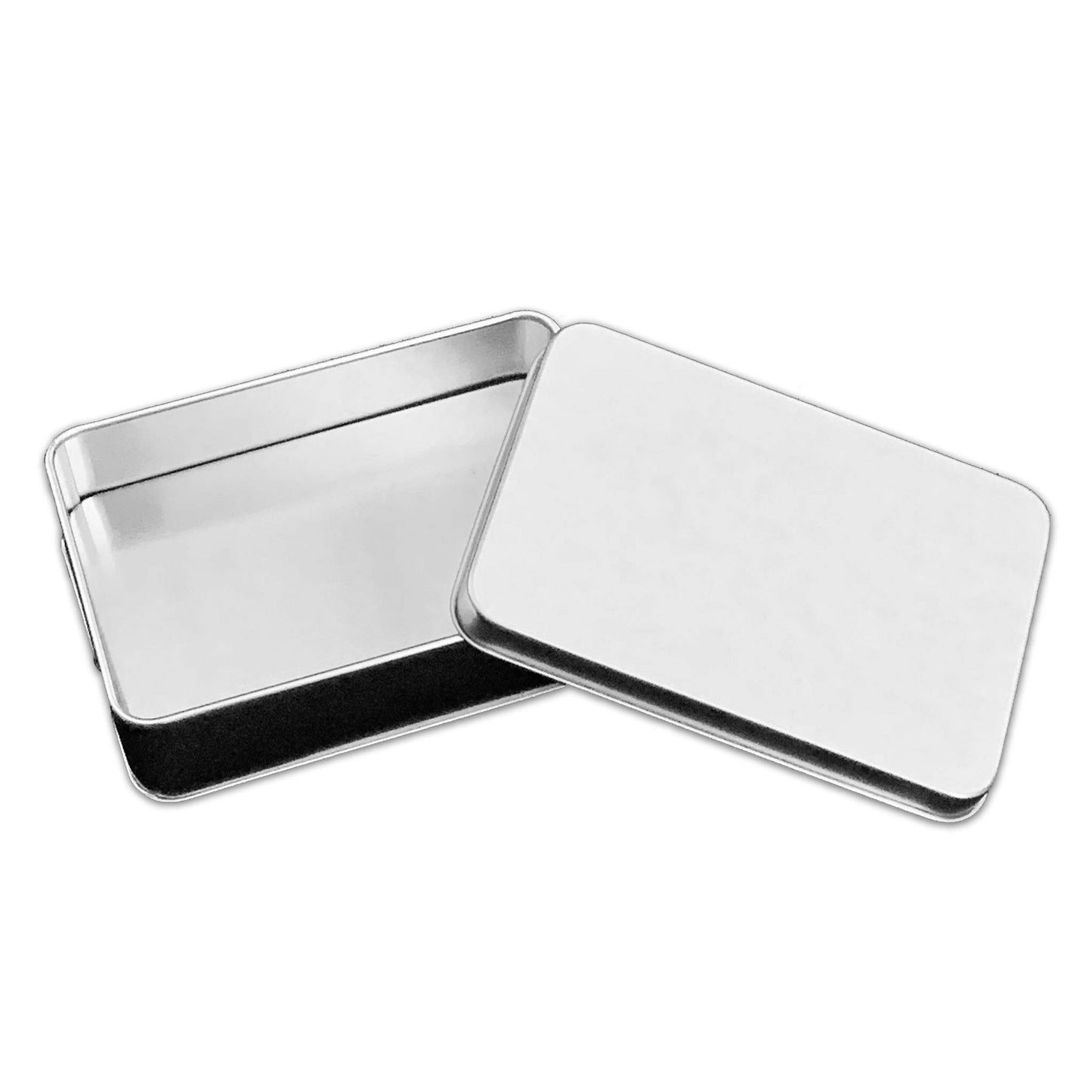 Lunchbox.Com Playing Card Tin Box - Silver