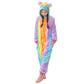 Woyasim Unisex Flannel Costume Onesie Kids Halloween Easter Animal Cosplay For Girls Boys One Piece Pulple Panda L