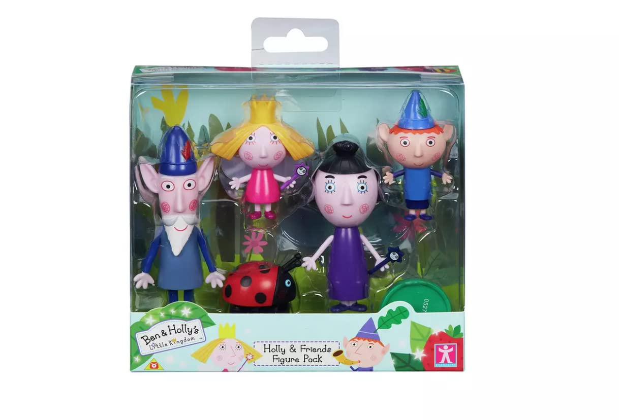 Ben & Holly Collectable 5 Figure Pack - Imaginative Play Set, Plastic, Multicolor, Model 07710