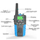 Kids Walkie Talkies Rechargeable 3 Pack,Long Range Walky Talky For Family Games Outdoor Hiking Camping,Mini Small Walkie Talkie