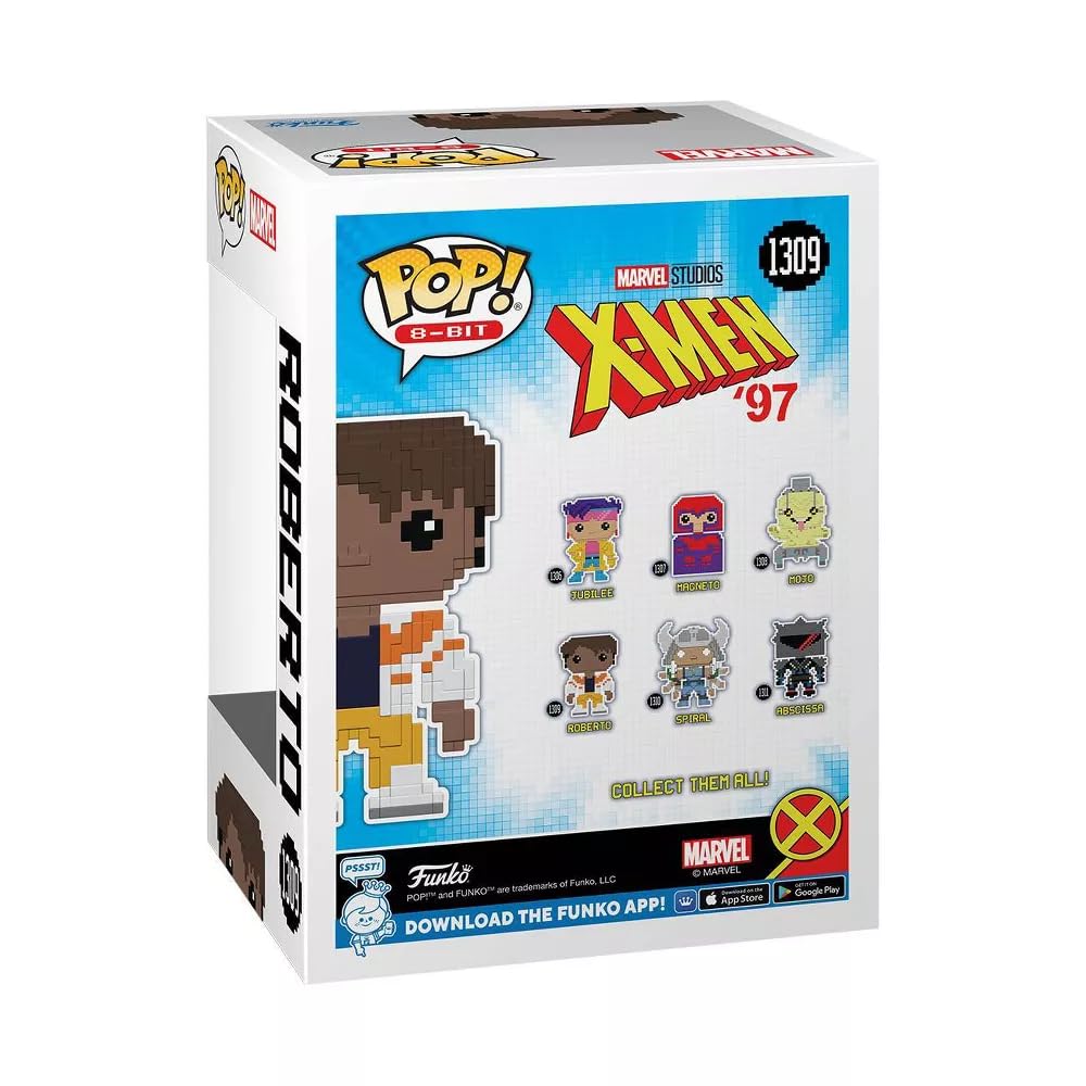 Funko Pop! Marvel: X-Men '97-8-Bit Roberto (Target Exclusive), 74443
