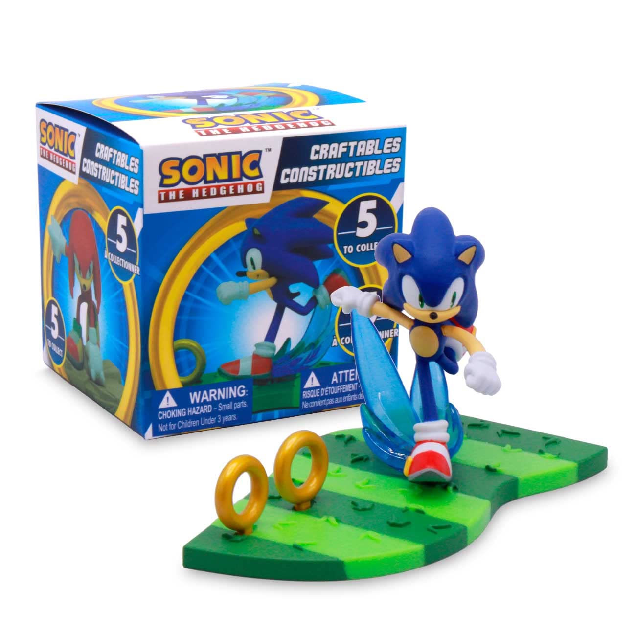 Sonic The Hedgehog Series 3 craftable Buildable Action Figure  One Random