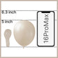Partywoo White Sand Balloons, 50 Pcs 5 Inch Boho White Balloons, Sand White Balloons For Balloon Garland Balloon Arch As Party Decorations, Birthday Decorations, Baby Shower Decorations, White-F12