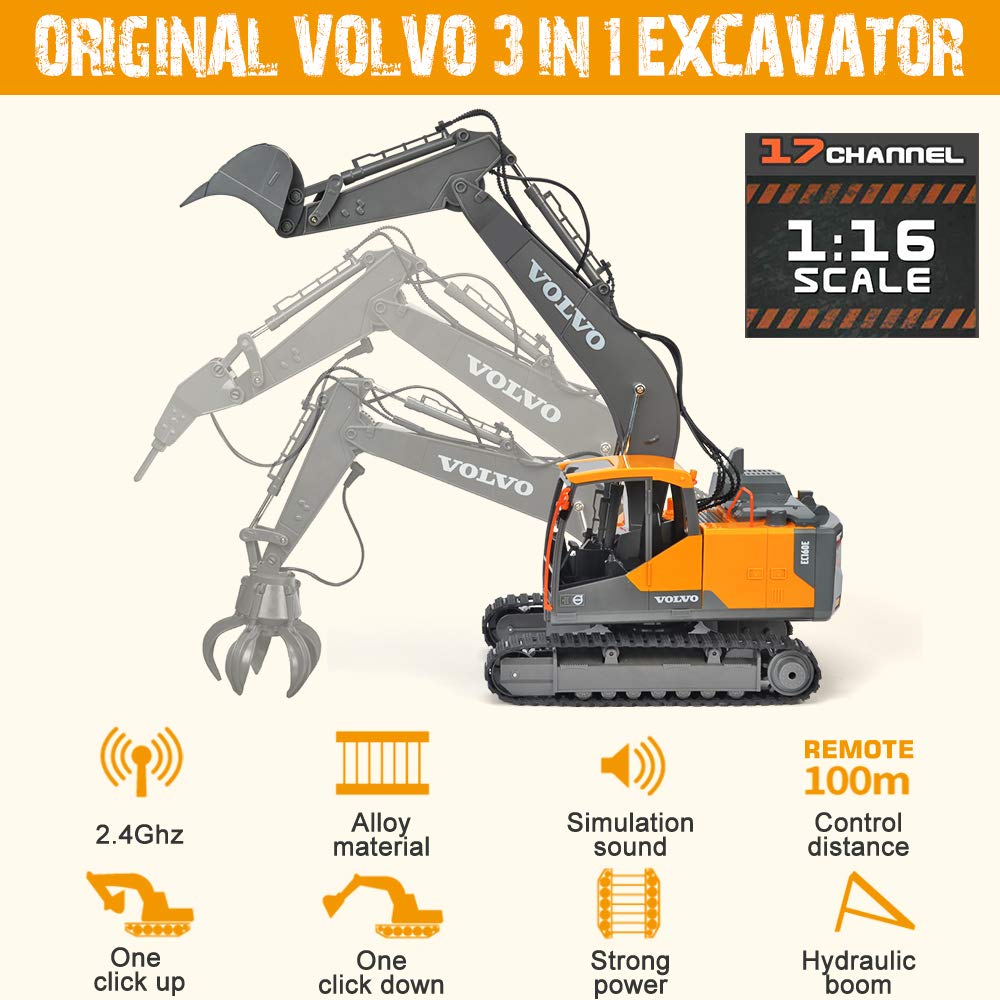 3 in 1 RC Construction Tractor