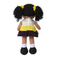 Linzy Plush 16" Yellow Aissa Rag Doll, Soft Polyester Cuddle Buddy for Toddlers, Safe for All Ages, Model l-93701