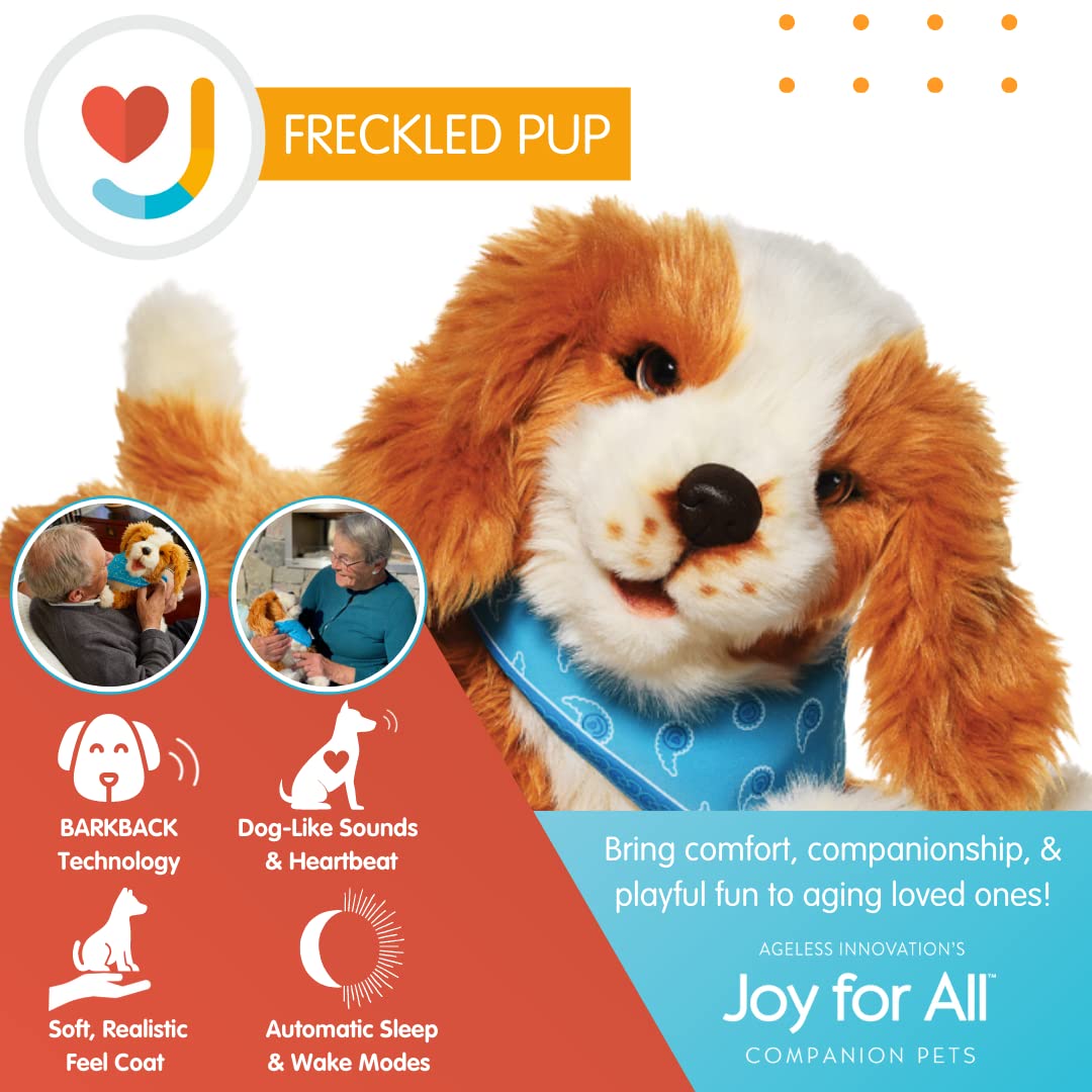 Freckled Pup: Lifelike Interactive Companion for Kids - Realistic and Lifelike Interactive Companion Pets
