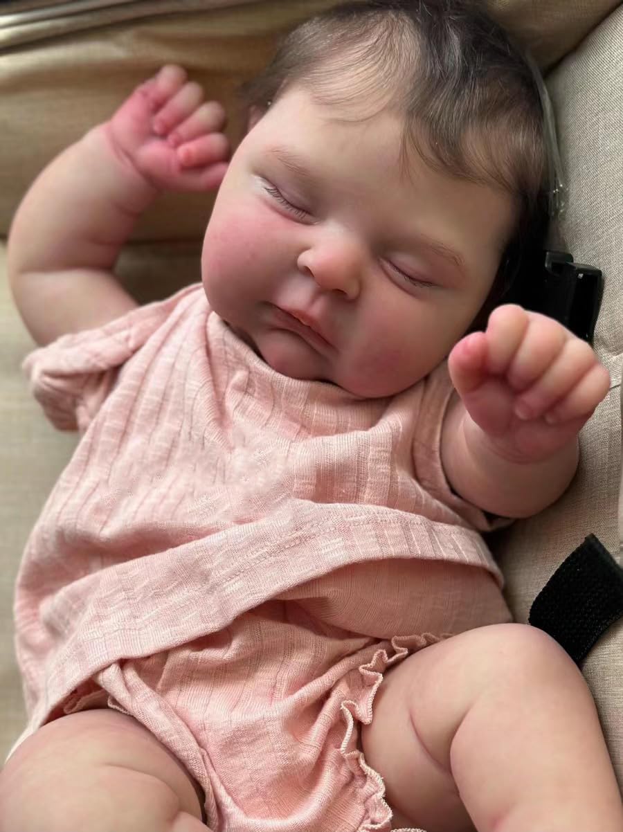 Lifelike Reborn Baby Dolls 19 Inch Baby Soft Body Realistic-Newborn Baby Dolls Poseable Real Life Baby Dolls Girl With Clothes G