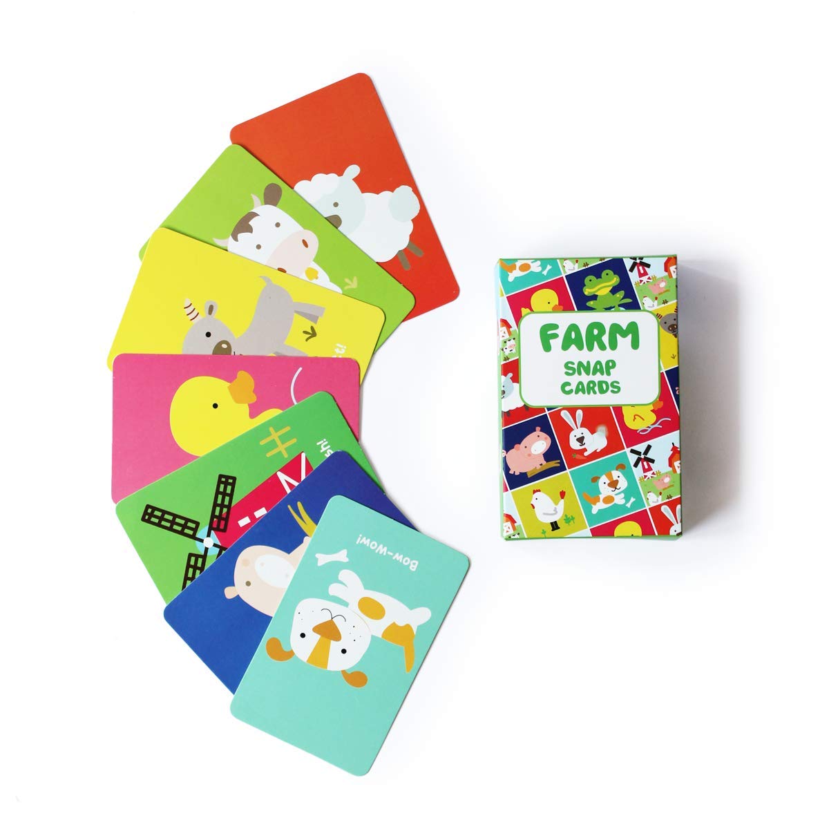 Shumee Farm Animals Matching Snap Card Game (52 Cards) | (3+ Years)