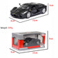 Alloy Collectible Ferrari Race LaFerrari Pull Back Vehicles Diecast Cars Model with Lights and Sound