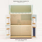 Le Toy Van - Blue Belle Wooden Doll House | Girls & Boys 3 Storey Wooden Dolls House Play Set - Suitable For Ages 3+