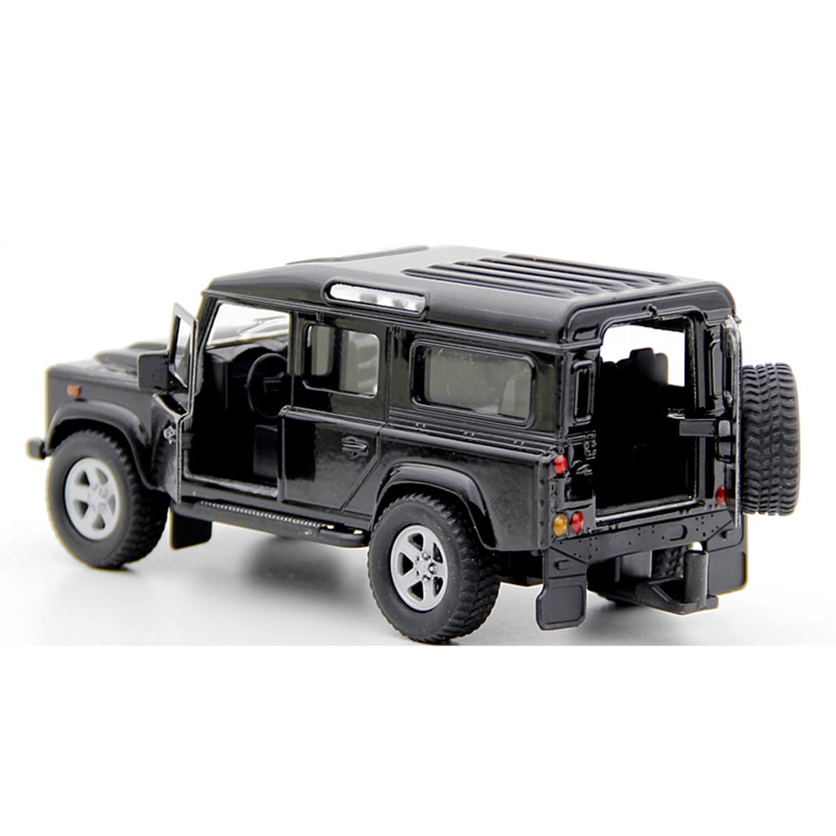 Toy Camper SUV Trailer Towing RV Motorhome Toys for Boys Diecast Truck Model Car Metal Pull Back Toy Cars Vehicle, Doors Open Li