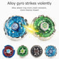 Goijrer Gyros 4 Pieces Pack Battling Tops Metal Fusion Starter Set With Stickers Two Launchers Gift Idea Toys With Storage Box